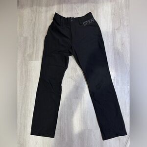 Black Pants with Logo Detail 0234